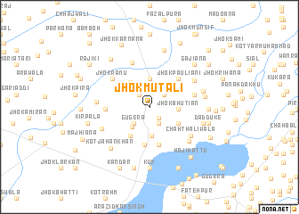 map of Jhok Mutāli