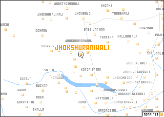 map of Jhok Shūrānīwāli