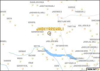 map of Jhok Yārewāli