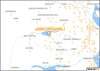 map of Jhok Zanguwāli