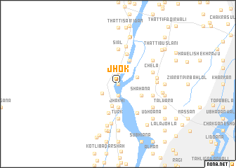 map of Jhok