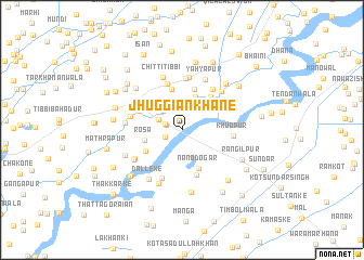 map of Jhuggiān Khāne
