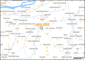 map of Jhūlāna
