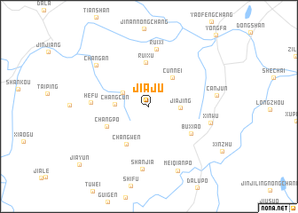 map of Jiaju