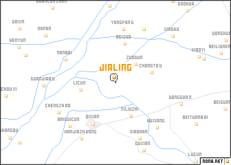 map of Jialing