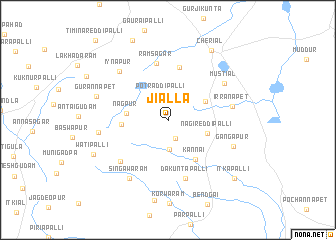 map of Jialla