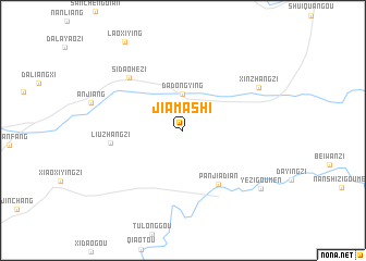 map of Jiamashi
