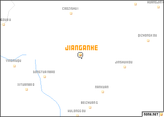 map of Jianganhe