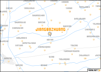 map of Jiangbazhuang