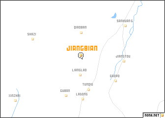map of Jiangbian
