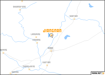 map of Jiangnan