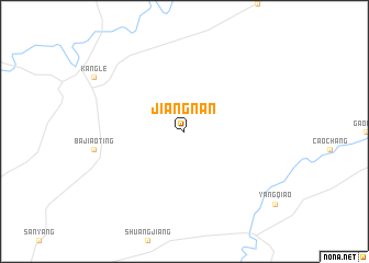 map of Jiangnan