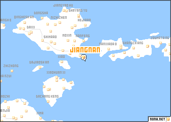 map of Jiangnan