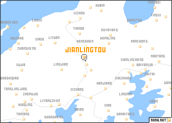 map of Jianlingtou