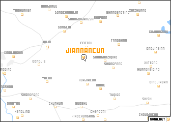 map of Jiannancun