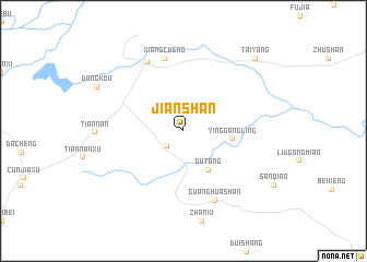 map of Jianshan