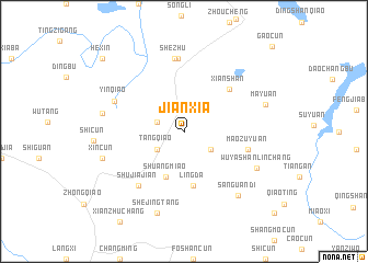 map of Jianxia