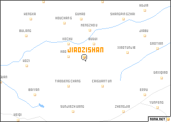 map of Jiaozishan