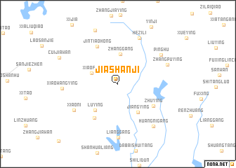 map of Jiashanji