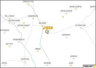 map of Jibāb