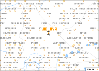 map of Jiblāyā