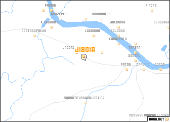 map of Jibóia