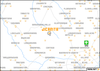 map of Jicarita