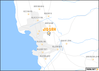 map of Jiddah