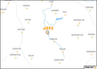 map of Jiefu