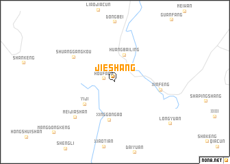 map of Jieshang