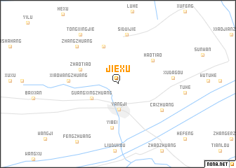 map of Jiexu