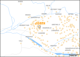 map of Jīgarh