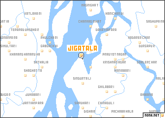 map of Jigātala