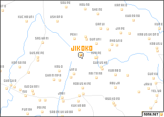 map of Jikoko