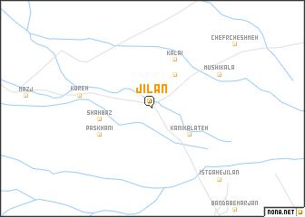 map of Jīlān