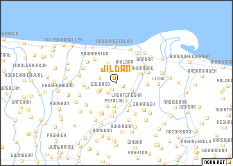 map of Jīldān