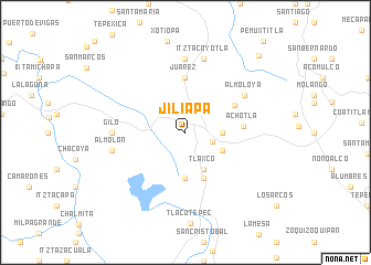 map of Jiliapa