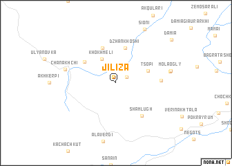 map of Jiliza