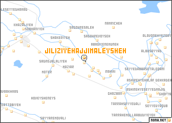map of Jīlīzī-ye Ḩājjī Maleysheh