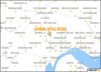 map of Jimbala Fel NʼGoh