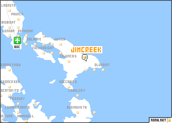 map of Jim Creek