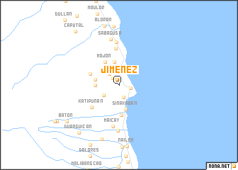 map of Jimenez