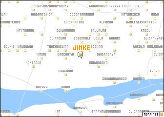 map of Jimké