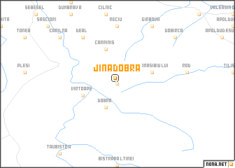 map of Jina Dobra