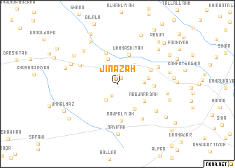 map of Jināzah