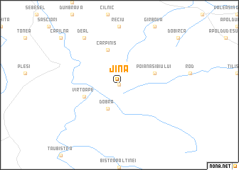 map of Jina