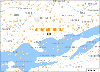 map of Jinda Shāhwāla