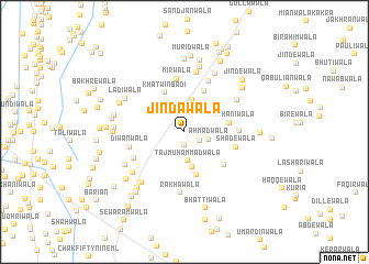 map of Jindawāla