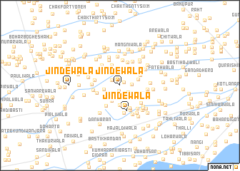 map of Jindewāla
