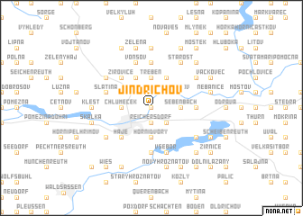 map of Jindřichov